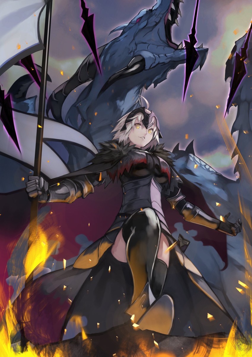 jeanne d'arc alter (fate and 1 more) drawn by yoshio_(55level)