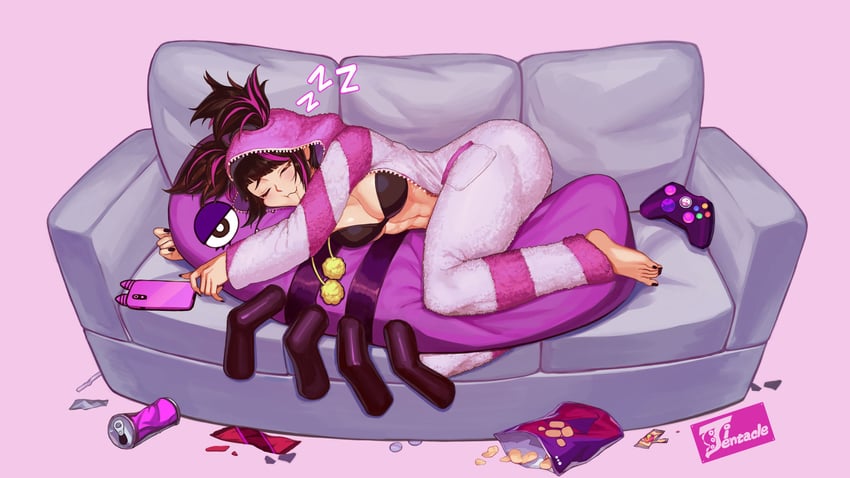 han juri (street fighter and 1 more) drawn by ti_tentacle
