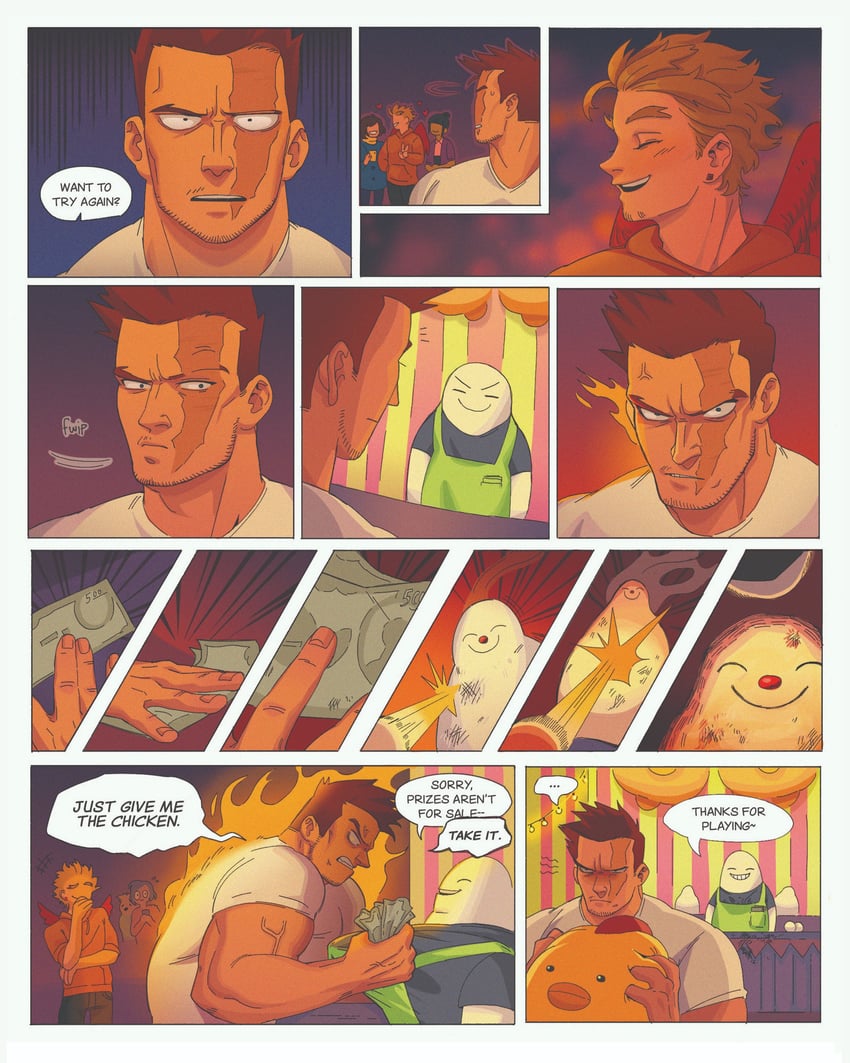 endeavor and hawks (boku no hero academia) drawn by berryjulep
