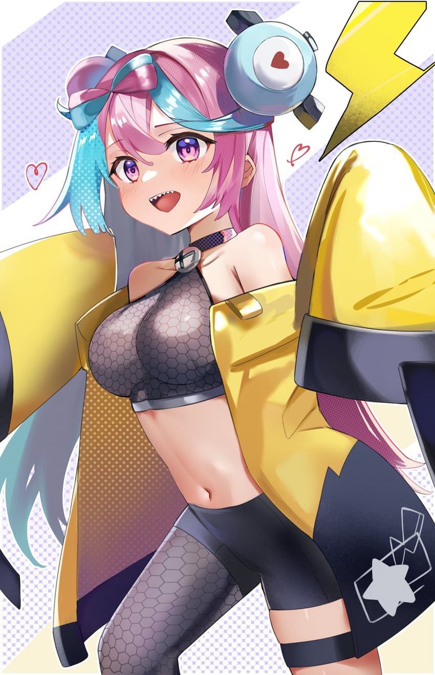 iono (pokemon and 1 more) drawn by nohohon_neko