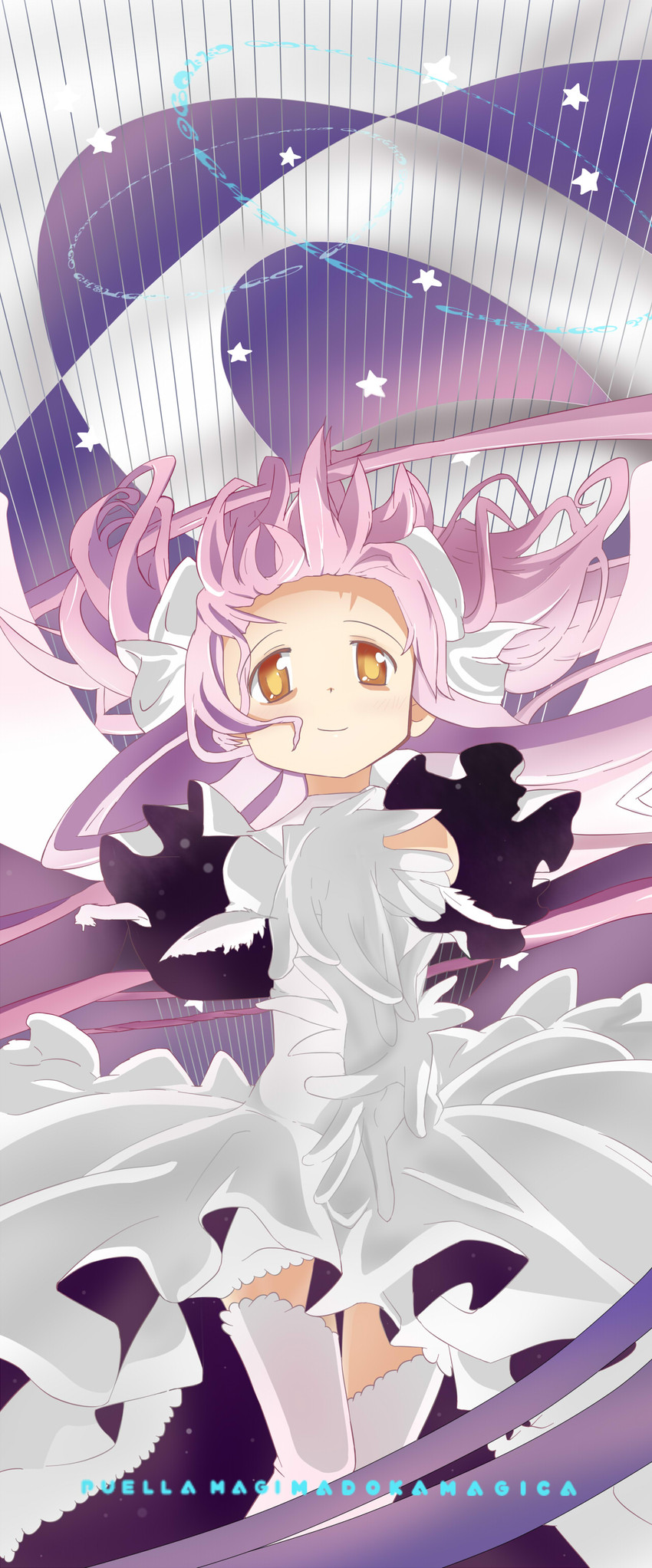kaname madoka and ultimate madoka (mahou shoujo madoka magica) drawn by nakamura_naoto