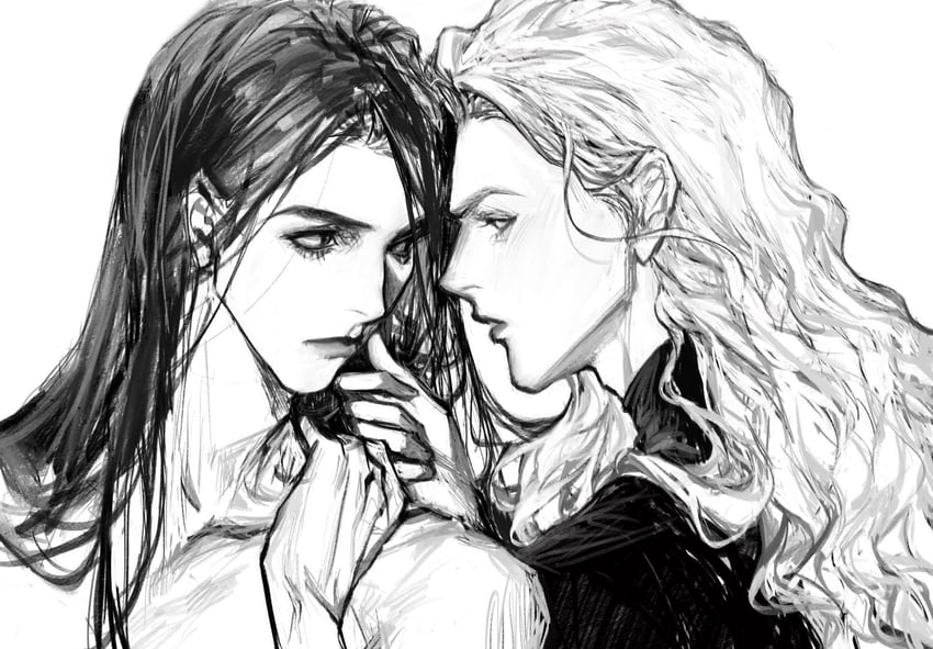 lestat de lioncourt and louis de pointe du lac (interview with the vampire) drawn by zhishi_(itsme948)