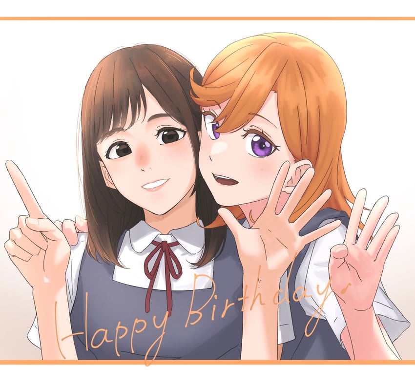 shibuya kanon and date sayuri (love live! and 1 more) drawn by s_sho_mkrn