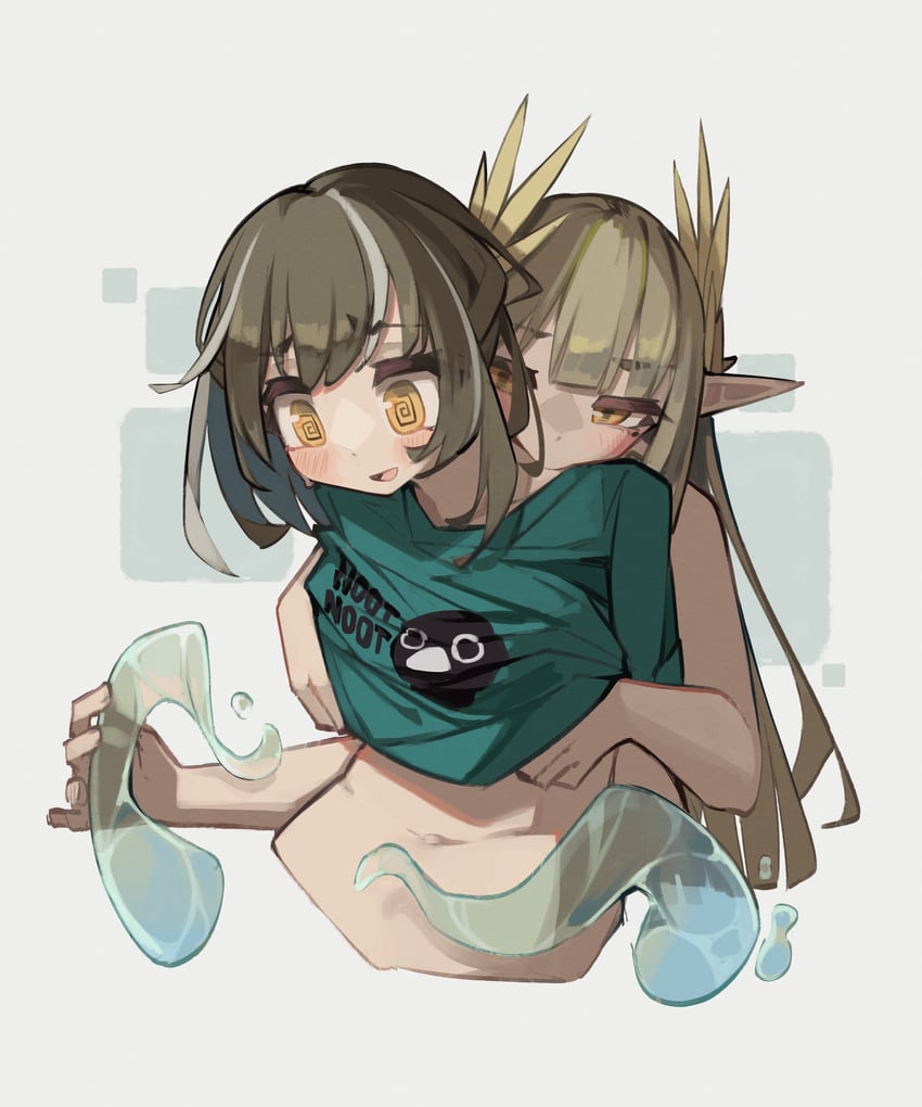 muelsyse and magallan (arknights and 1 more) drawn by togekk0
