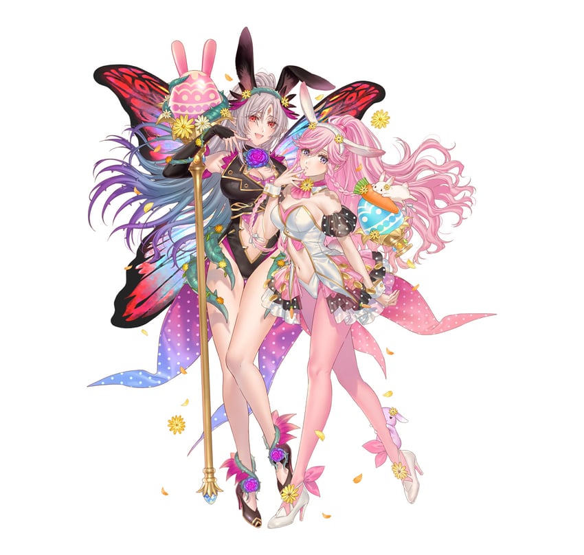 olivia and plumeria (fire emblem and 2 more) drawn by kippu