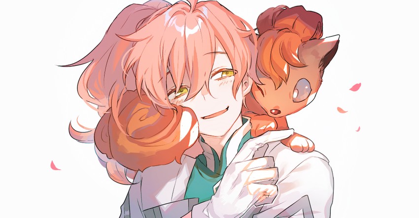 romani archaman and vulpix (fate and 2 more) drawn by newo_(shinra-p)