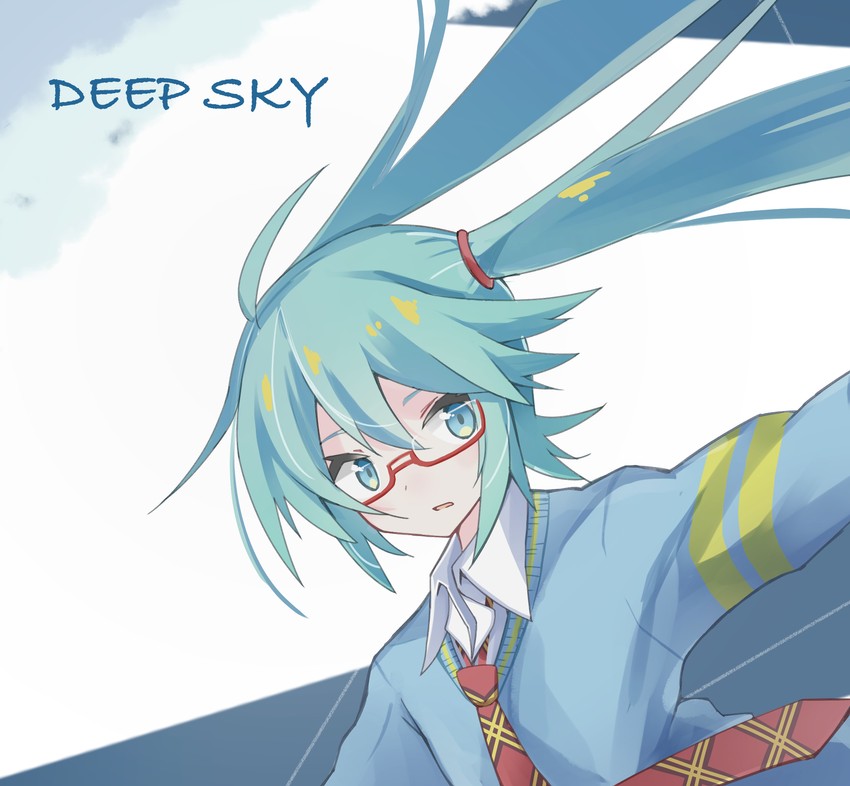 hatsune miku (vocaloid and 1 more) drawn by miyaho_concon