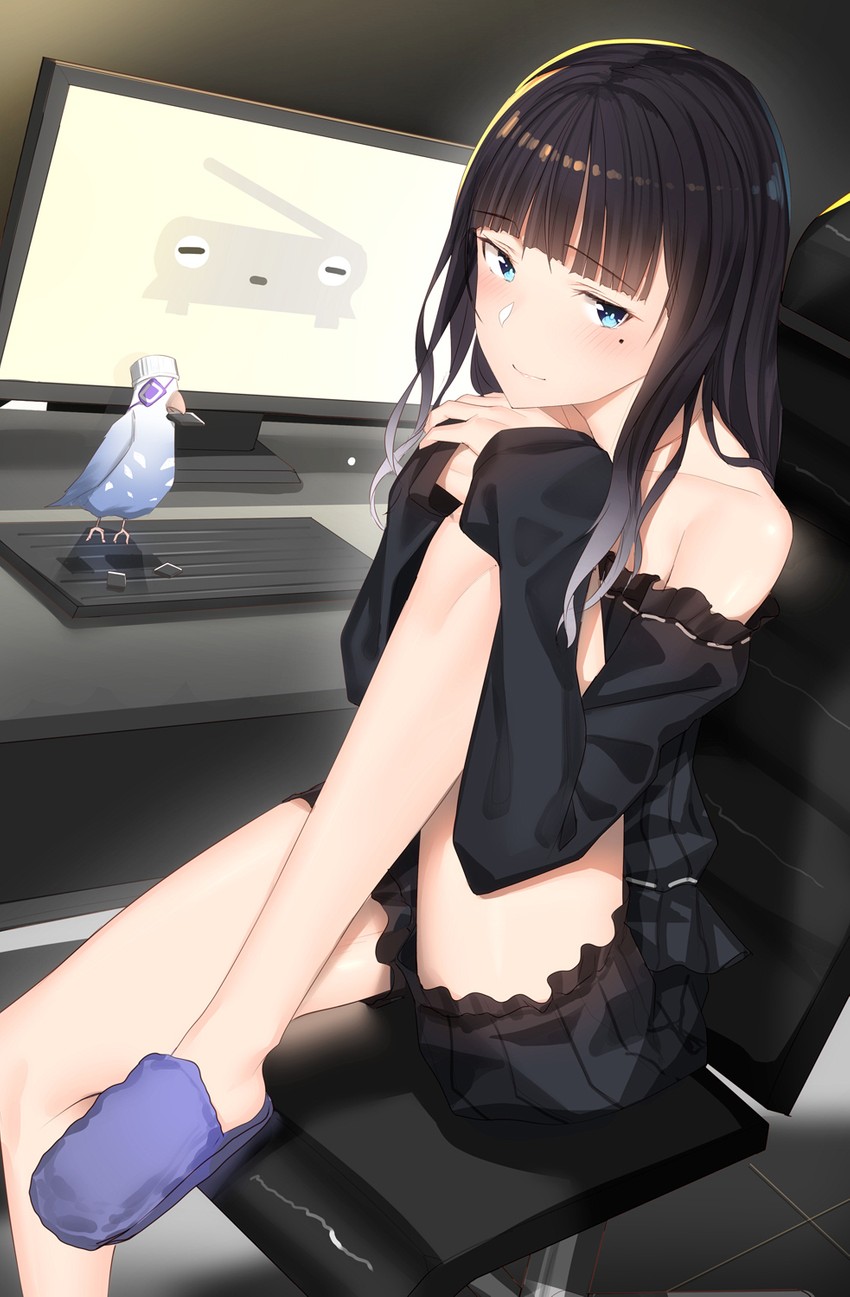 retorillo and la notte (indie virtual youtuber) drawn by pallad