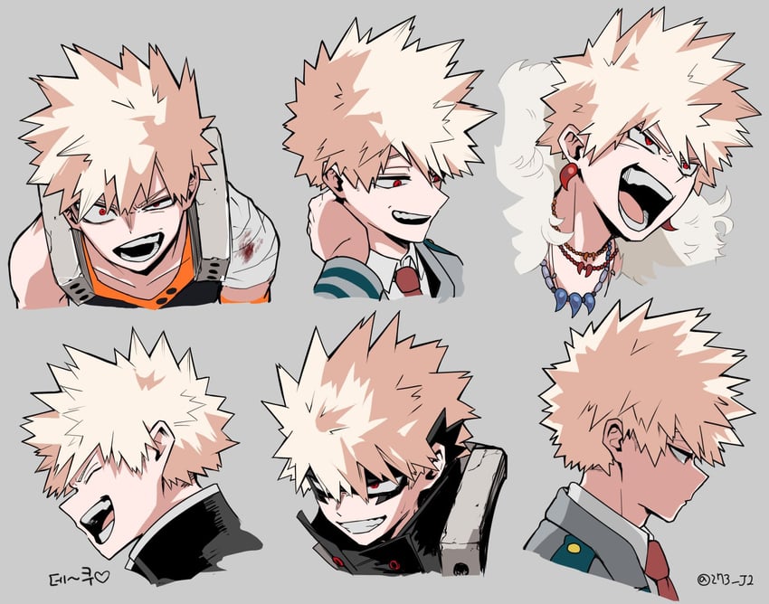 bakugou katsuki (boku no hero academia) drawn by 273_j2