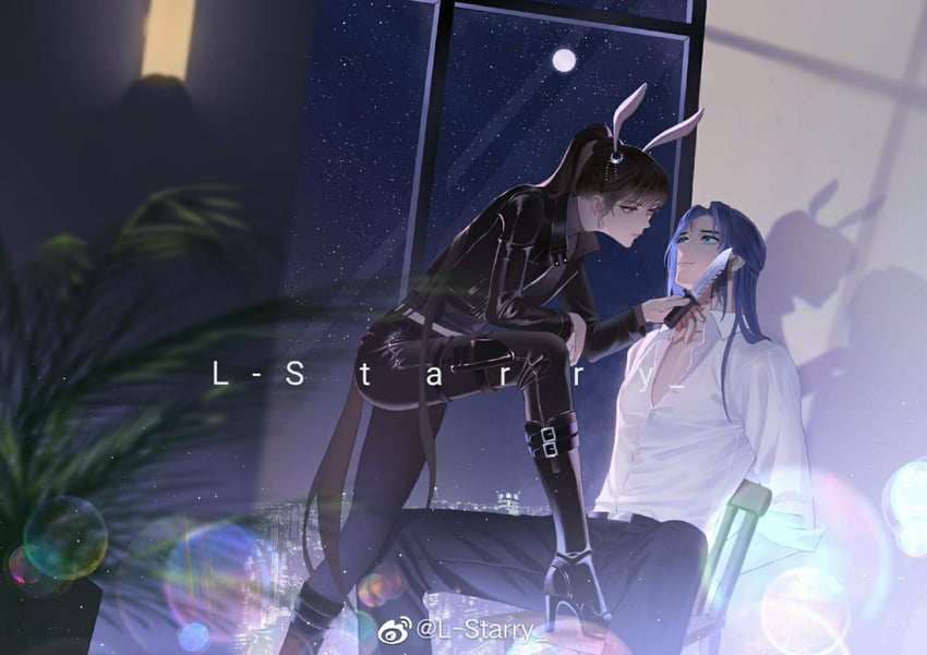 xiao wu and tang san (douluo dalu) drawn by l_starry