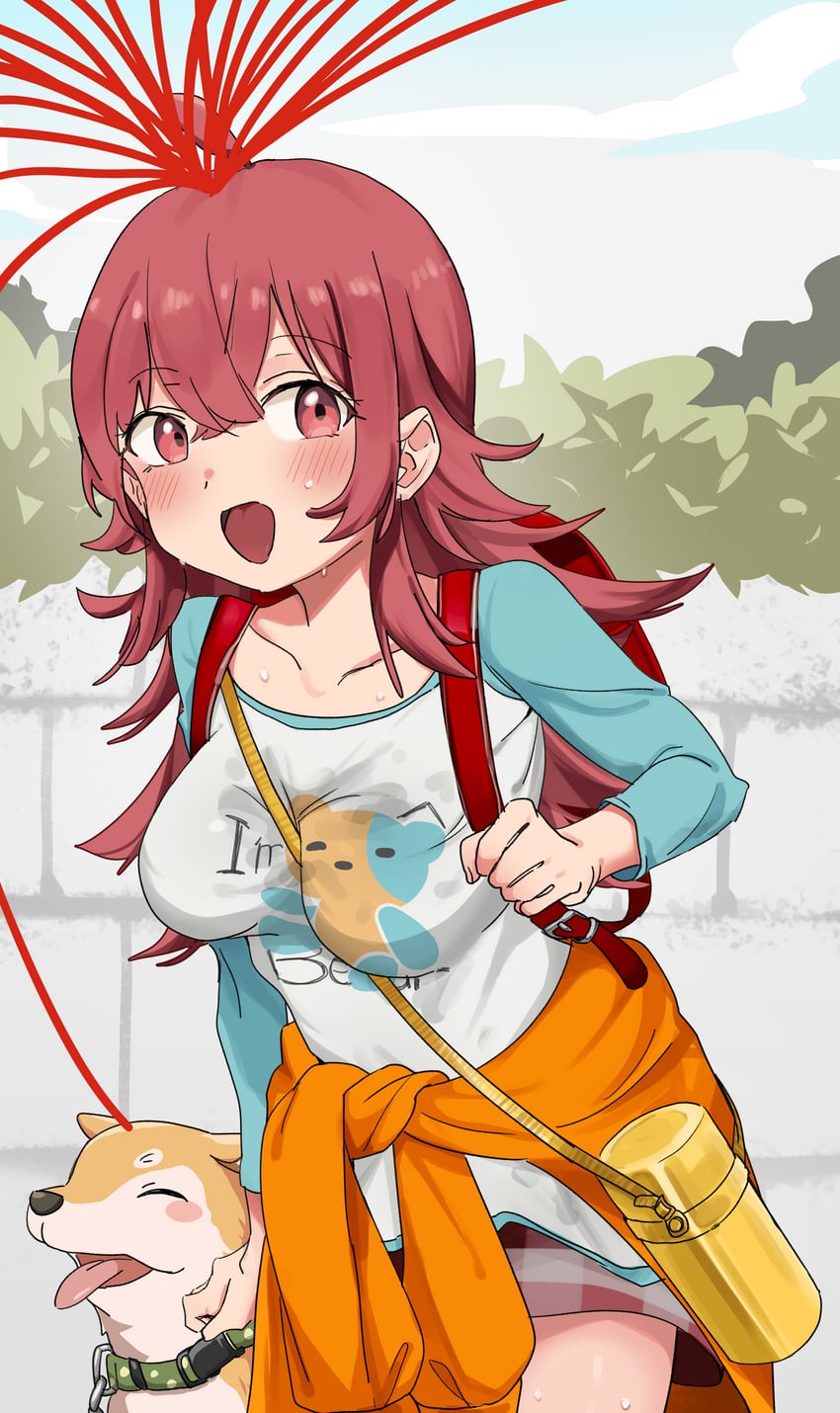 komiya kaho and mamemaru (idolmaster and 2 more) drawn by merlt