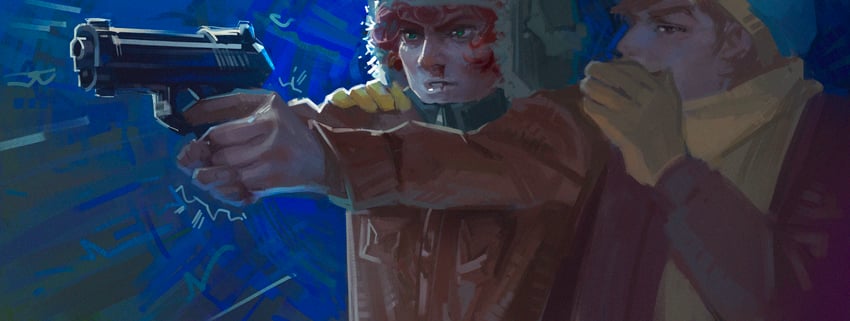 kyle broflovski and eric cartman (south park) drawn by artzel19