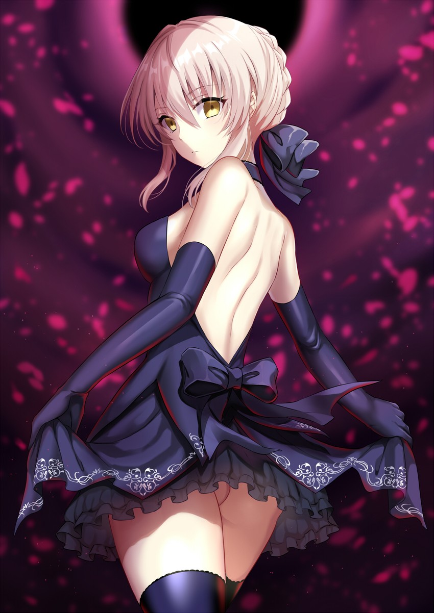 artoria pendragon and saber alter (fate and 1 more) drawn by harimoji