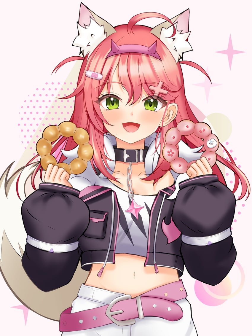 sakura miko and mococo abyssgard (hololive and 1 more) drawn by riraranran