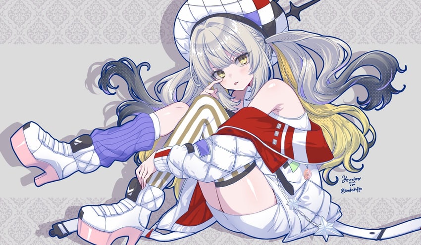 marie antoinette and marie antoinette alter (fate and 1 more) drawn by yamuimo