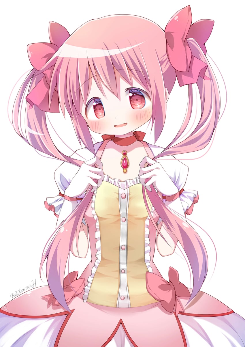 kaname madoka (mahou shoujo madoka magica) drawn by hoshikage_wataru