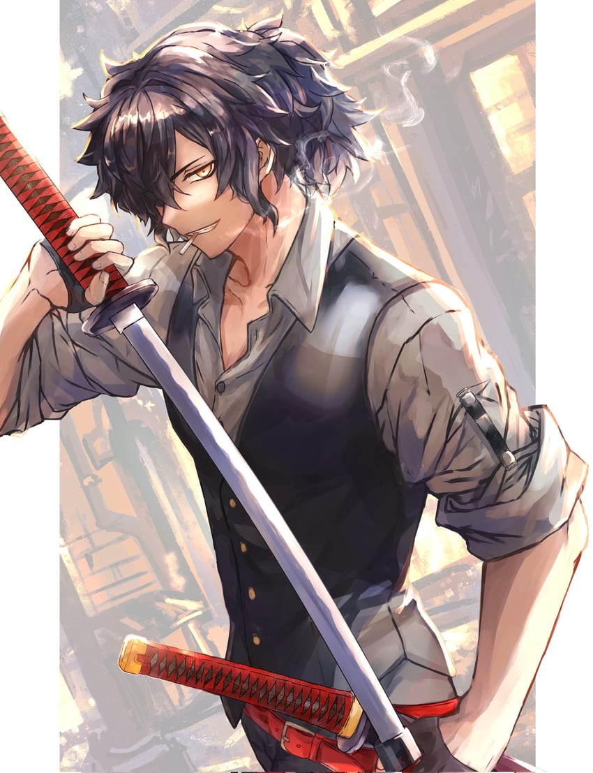 okada izou (fate and 1 more) drawn by kono_ya