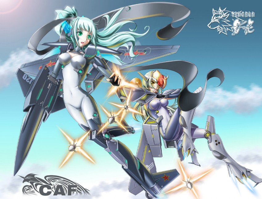 f-22 raptor (original) drawn by bzs_(kage_no_shinobu)