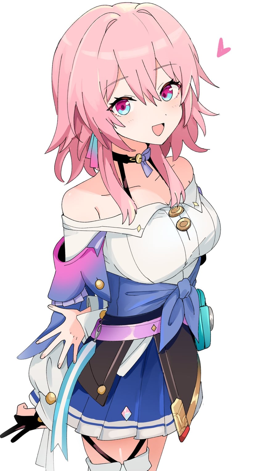 march 7th (honkai and 1 more) drawn by awe_(adorableduckyy)