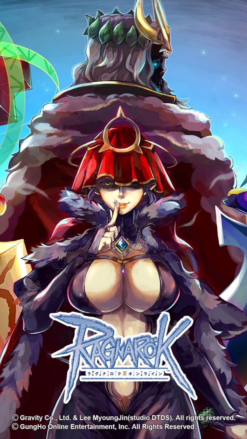 witch zilant and old king groza (ragnarok online) drawn by reload9_yohji