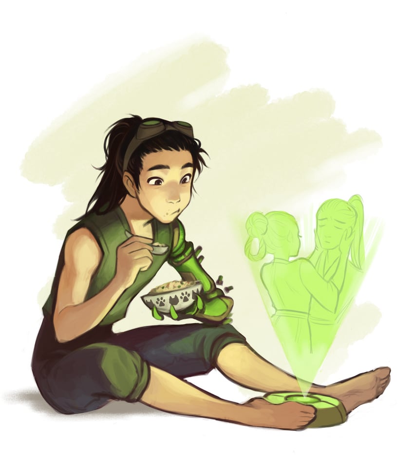 yao (guild wars and 1 more) drawn by bluecheeseplate