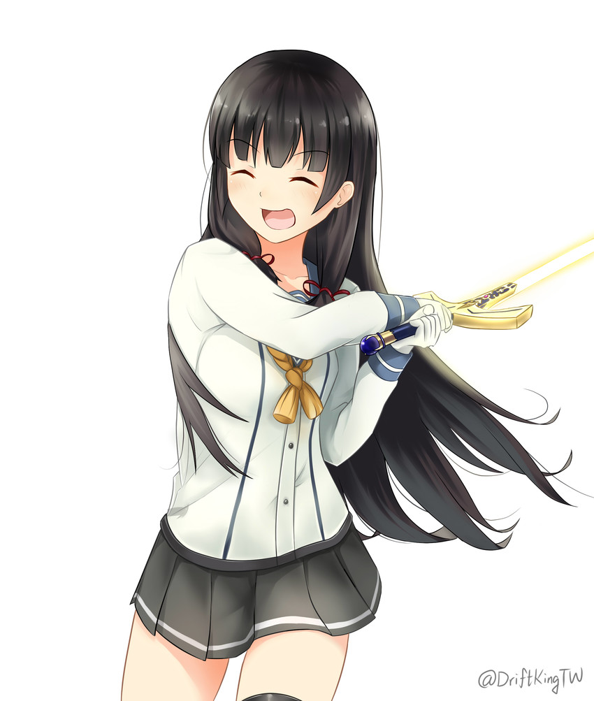 isokaze, ellen baker, and kawasumi ayako (kantai collection and 2 more) drawn by driftkingtw