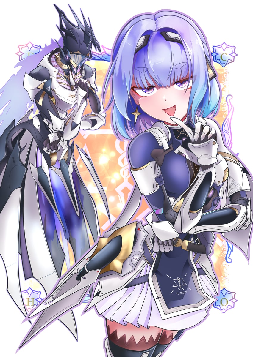 alisa and cecilie (punishing: gray raven) drawn by dorinhakawaii