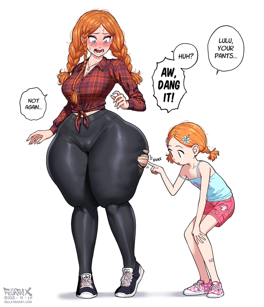 suzie q and mary lou (original) drawn by fellatrix