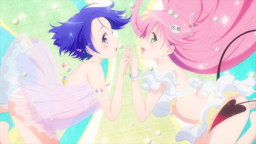 lala satalin deviluke, sairenji haruna, and peke (to love-ru and 1 more)