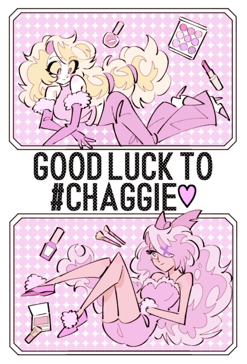 charlie morningstar and vaggie (hazbin hotel) drawn by yasutak1192