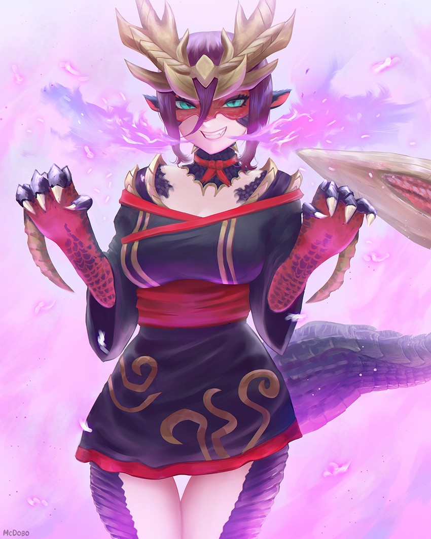magnamalo (monster hunter and 1 more) drawn by mcdobo