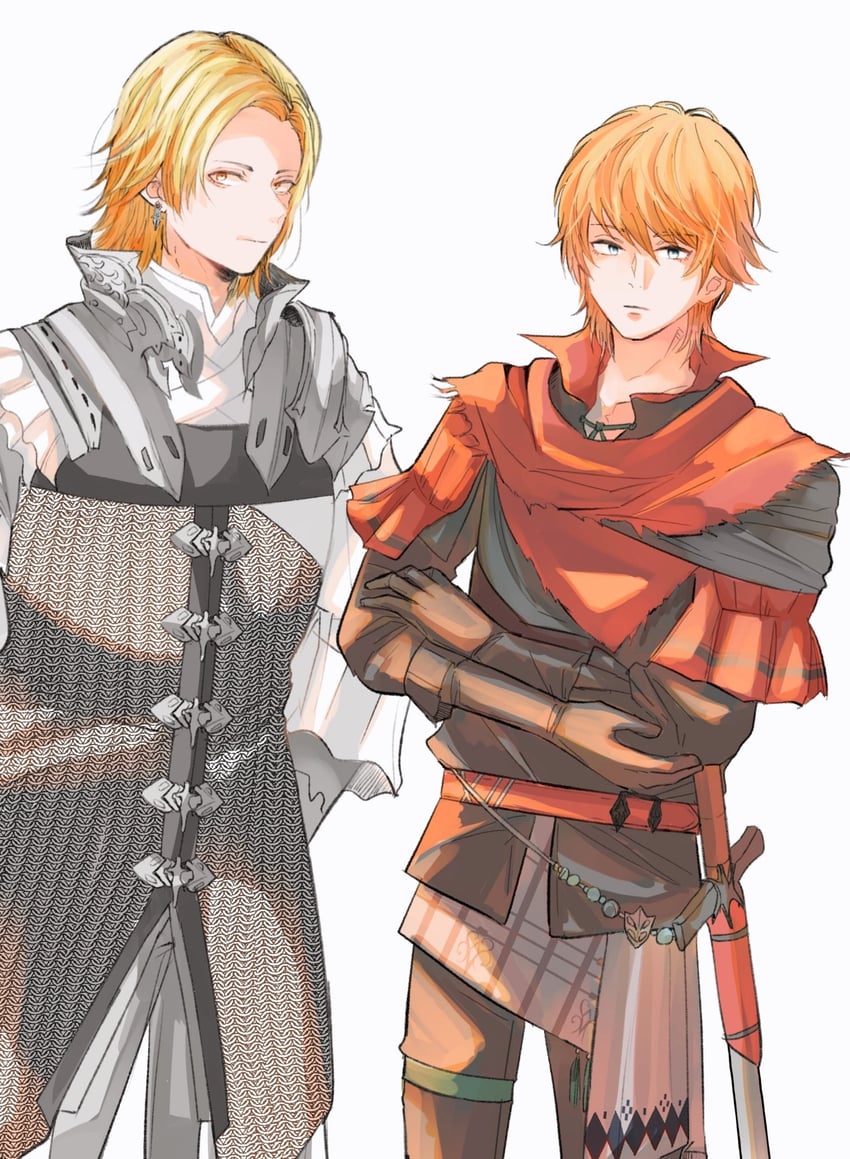 dion lesage and joshua rosfield (final fantasy and 1 more) drawn by abc_3333xyz0009