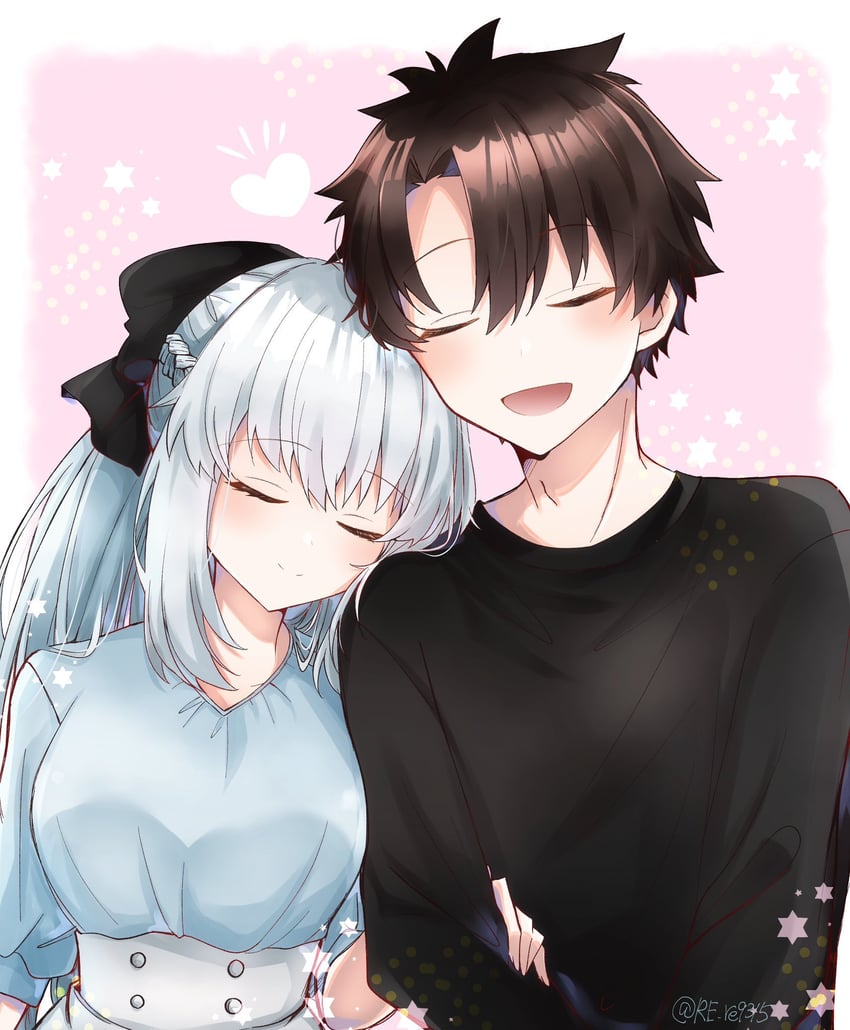 fujimaru ritsuka and morgan le fay (fate and 1 more) drawn by re_re9315