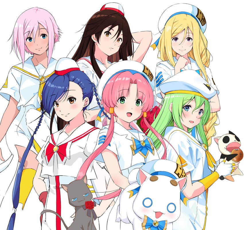 mizunashi akari, alice carroll, aika granzchesta, aria pokoteng, alicia florence, and 4 more (aria) drawn by andanden