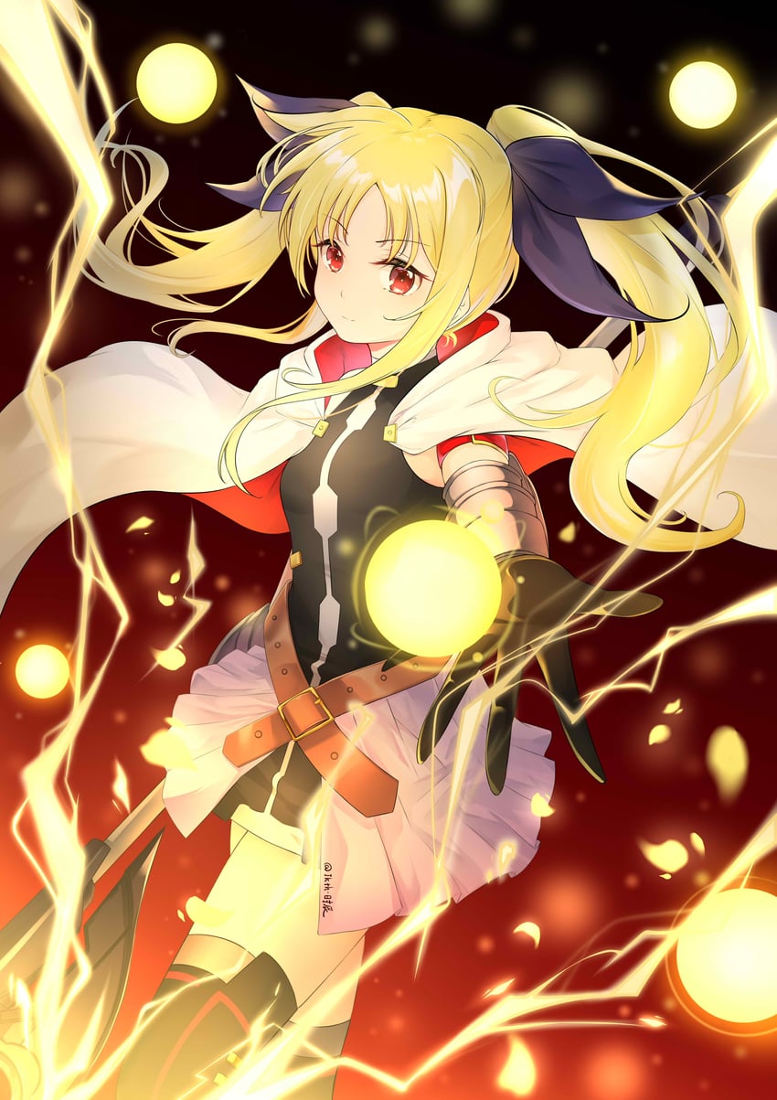fate testarossa and bardiche (lyrical nanoha and 3 more) drawn by jkth-shichen