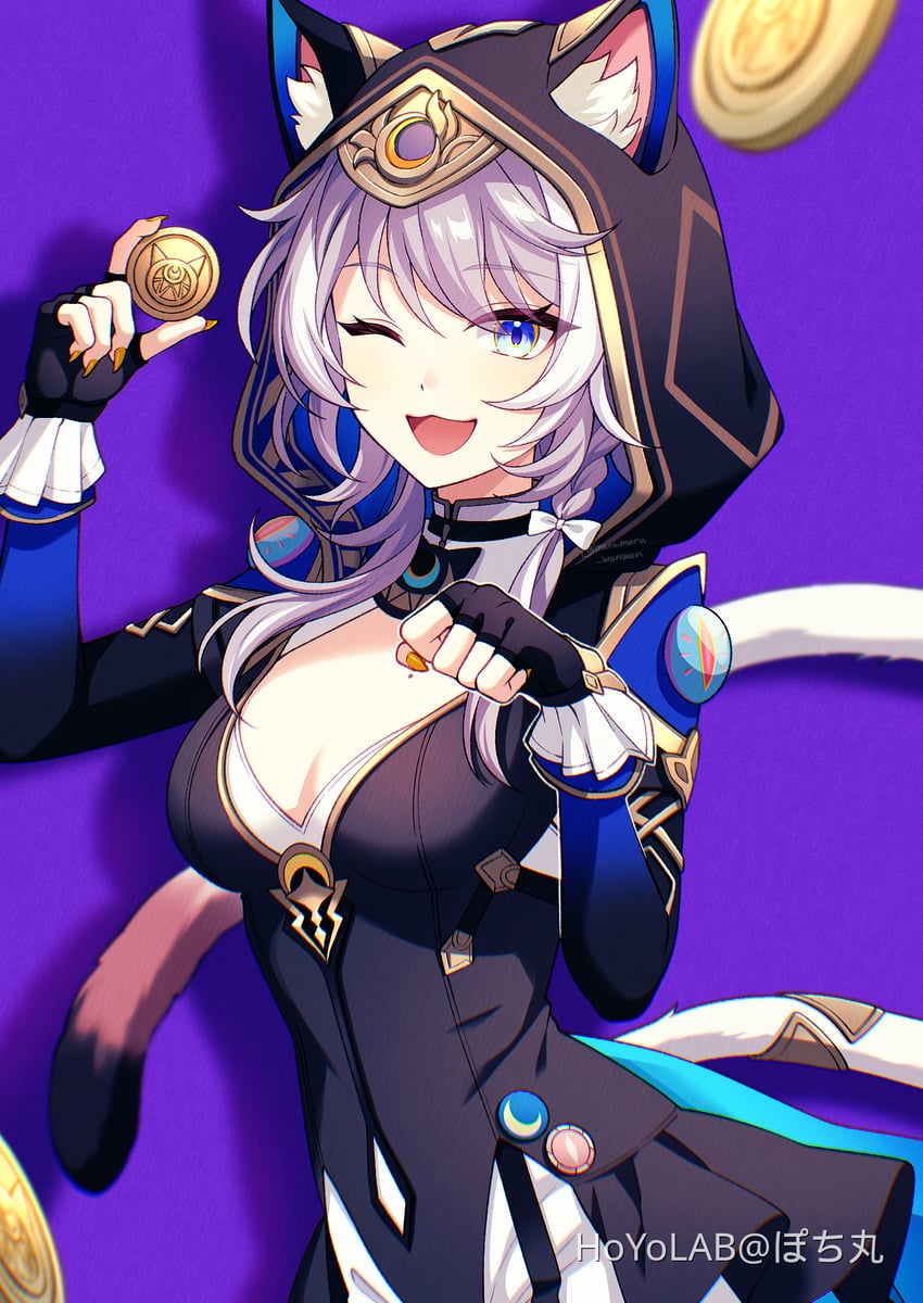 cipher (honkai and 1 more) drawn by pochimaru_(marumaru_wanwan)