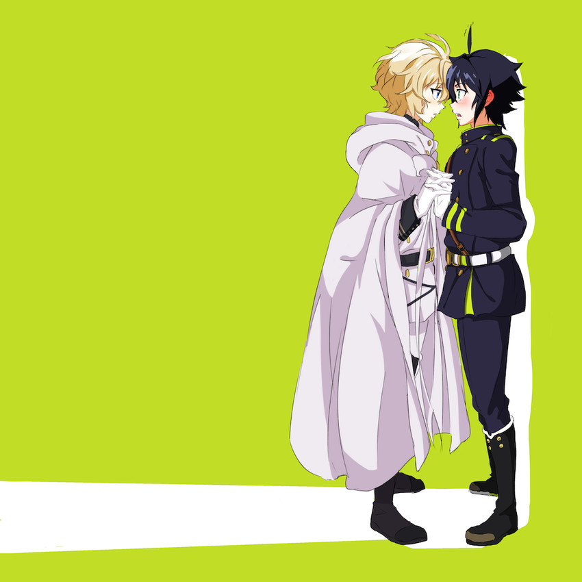 hyakuya yuuichirou and hyakuya mikaela (owari no seraph) drawn by renkon_(2262987)