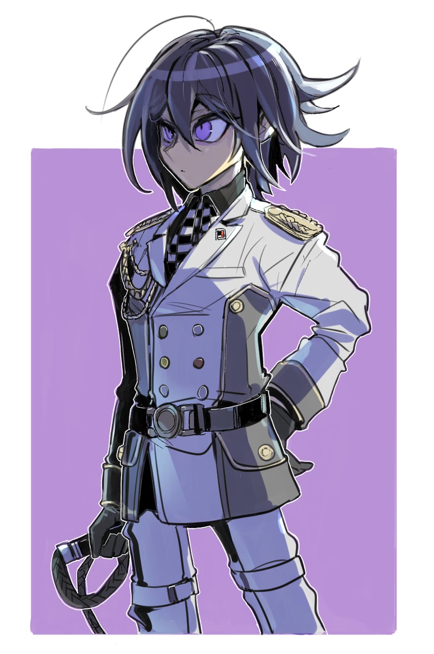 oma kokichi (danganronpa and 1 more) drawn by kumakoro_(tetsupag)
