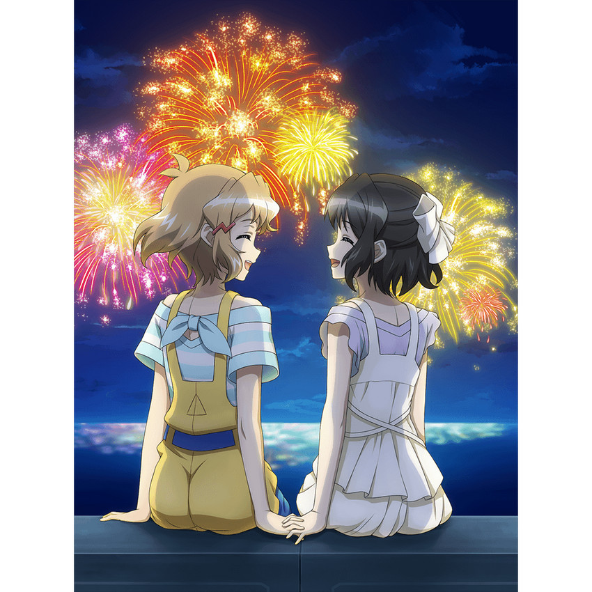 tachibana hibiki and kohinata miku (senki zesshou symphogear and 1 more)