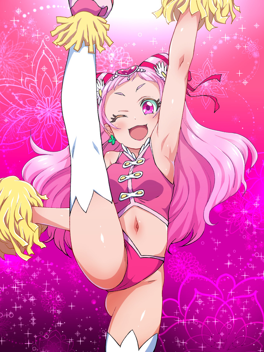 nono hana and cure yell (precure and 1 more) drawn by konboi-eg