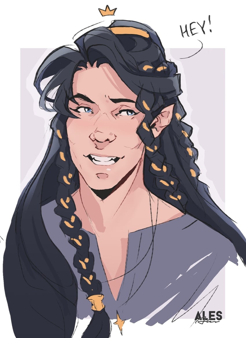 fingon (tolkien's legendarium and 1 more) drawn by ales
