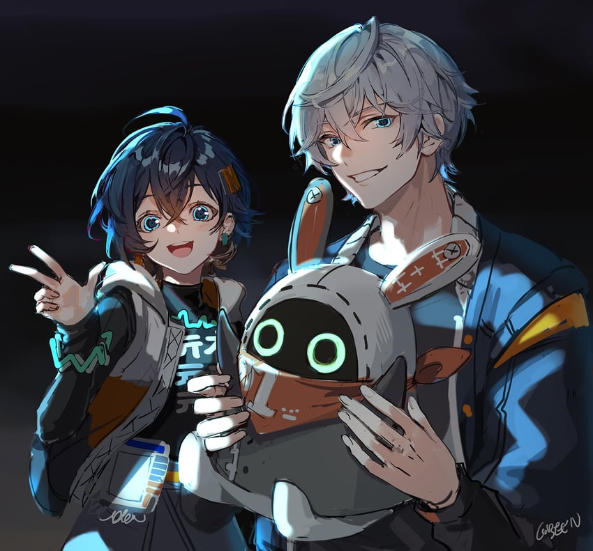 belle, wise, and eous (zenless zone zero) drawn by cobeen