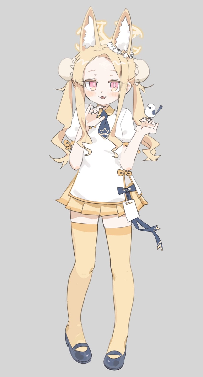 seia and shanhaijing secondary school student (blue archive) drawn by nemo_(leafnight)