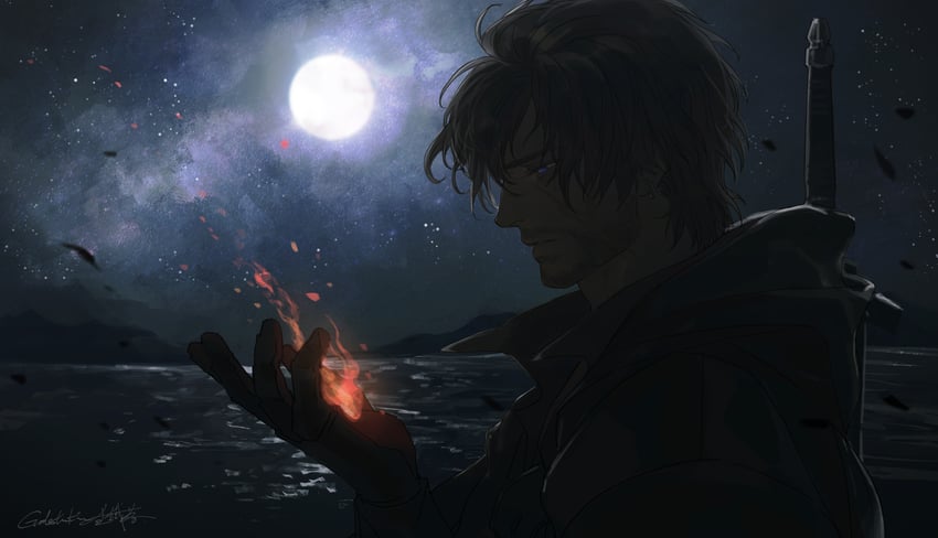 clive rosfield (final fantasy and 2 more) drawn by godsstation