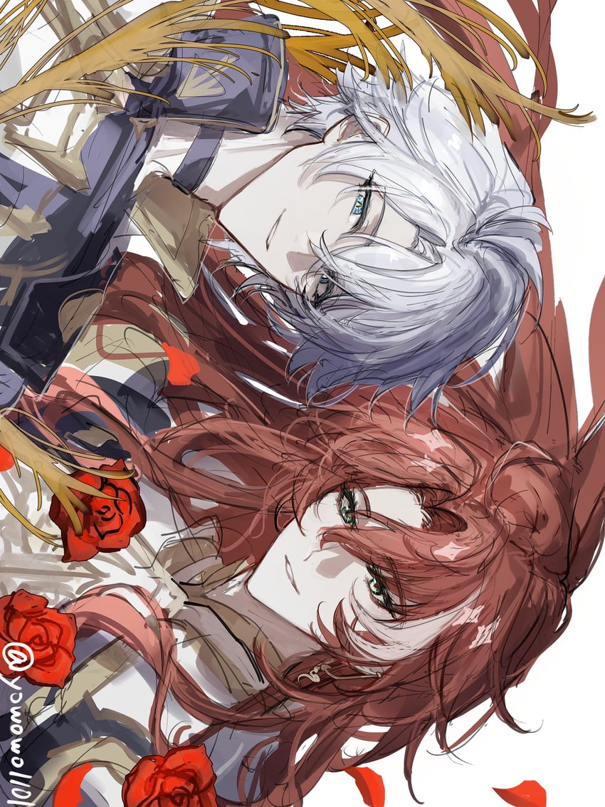 phainon and argenti (honkai and 1 more) drawn by yowowo1101