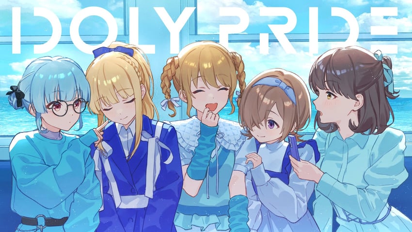 kawasaki sakura, hyodou shizuku, ichinose rei, saeki haruko, and shiraishi chisa (idoly pride)