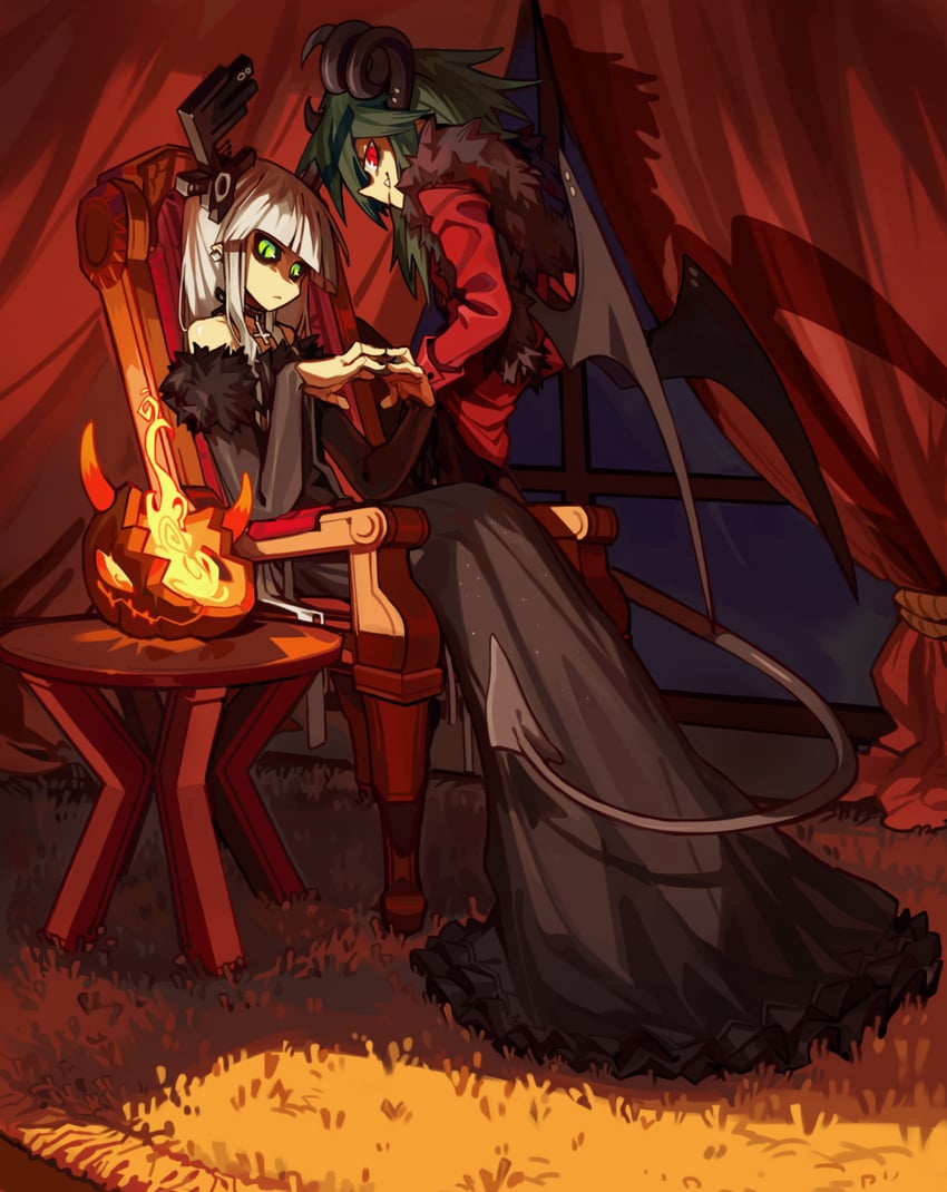 kurotsuno and hanten (funamusea and 1 more) drawn by knifedragon