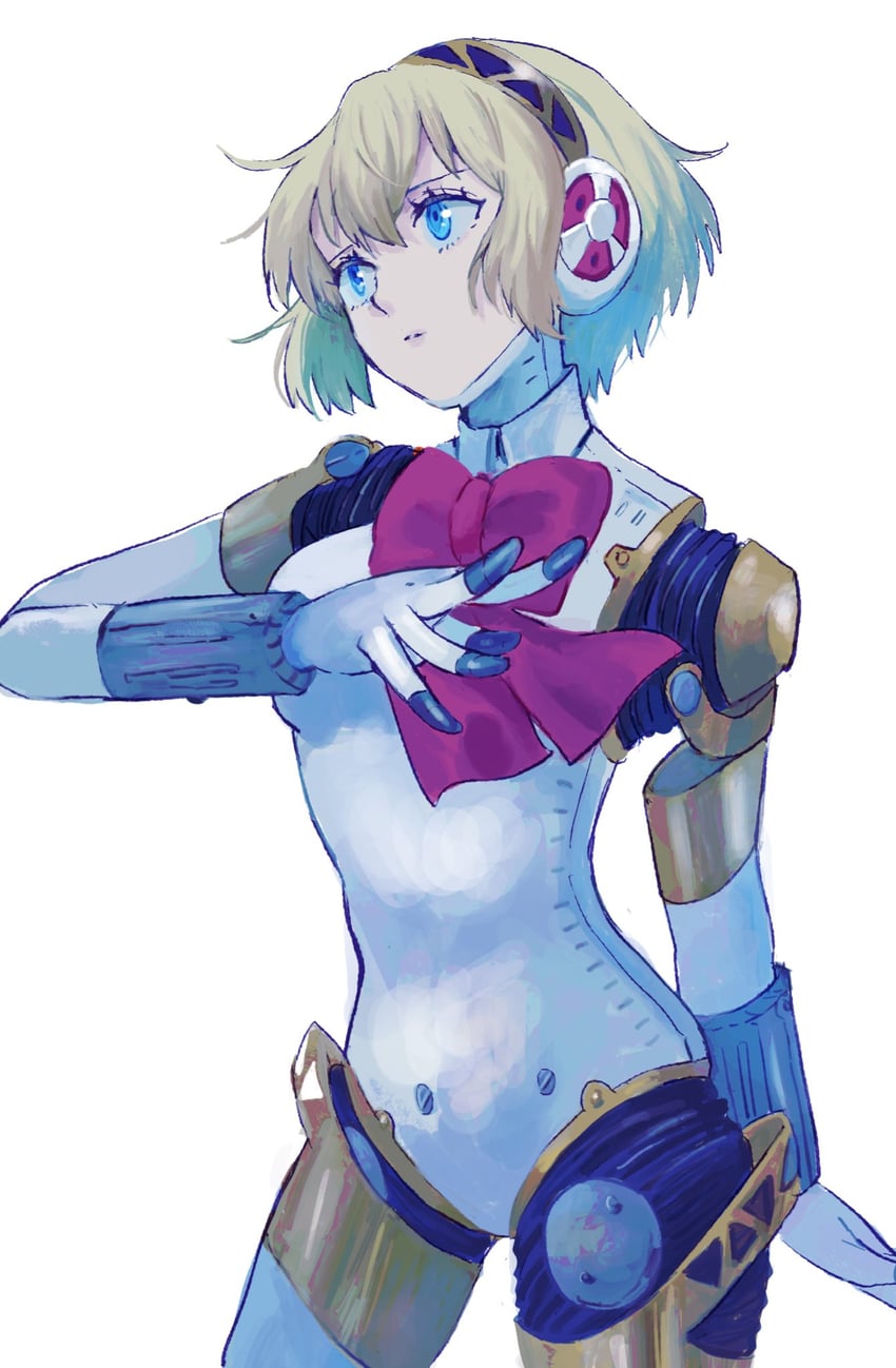 aigis (persona and 1 more) drawn by kanna_nijiniji