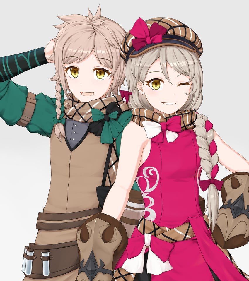 framme and clanne (fire emblem and 1 more) drawn by pazuzu438