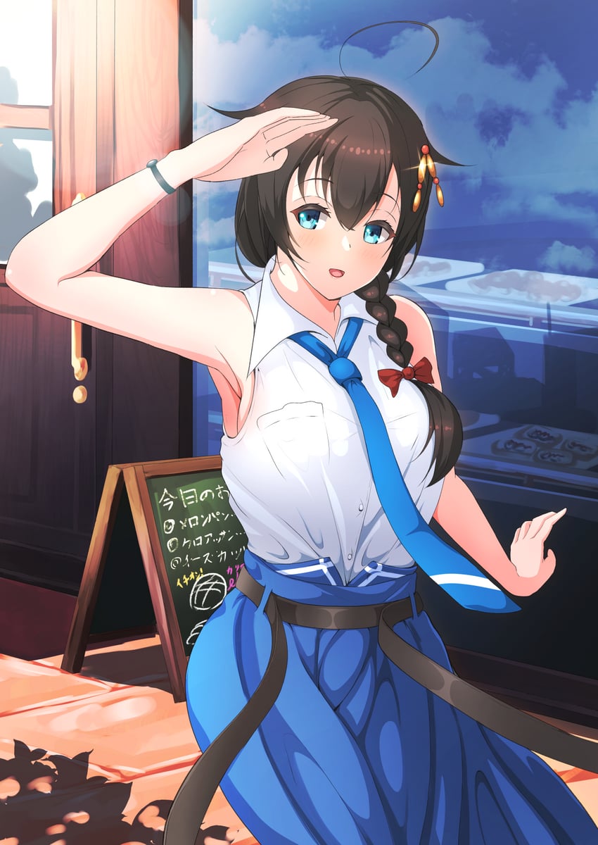shigure and shigure kai ni (kantai collection) drawn by rumachi